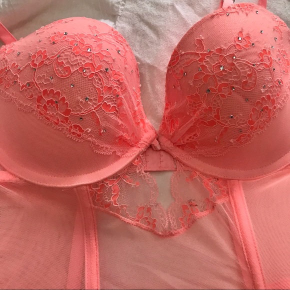 VS 36C bra bustier corset garter belt - Picture 2 of 6